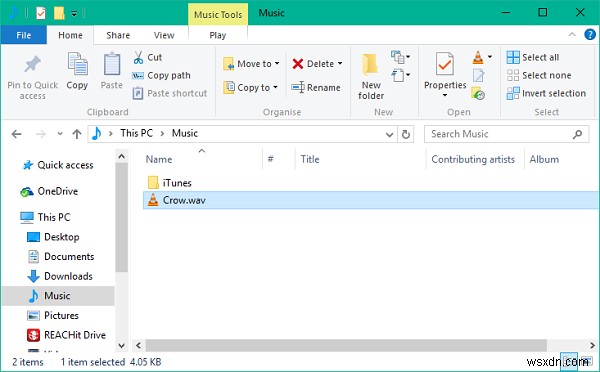 How to set custom notification sound in Windows 10