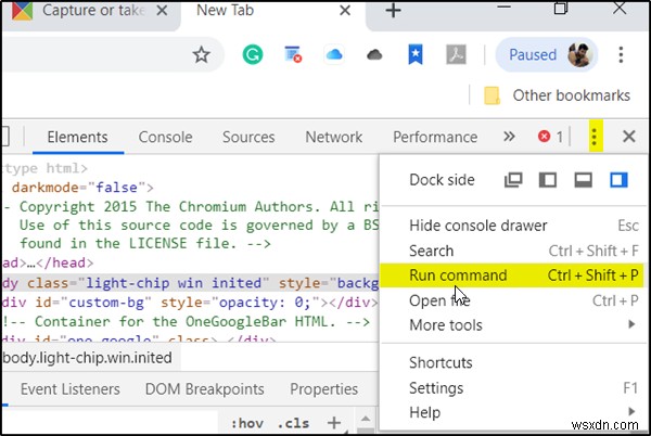 How to take full webpage screenshot in Chrome & Firefox