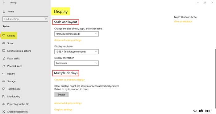 Windows 10 System Settings: Configure Display, Multitasking, Storage, etc.