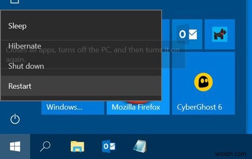Start Menu always opening up after Sleep or Hibernate in Windows 11/10