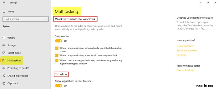 Windows 10 System Settings: Configure Display, Multitasking, Storage, etc.