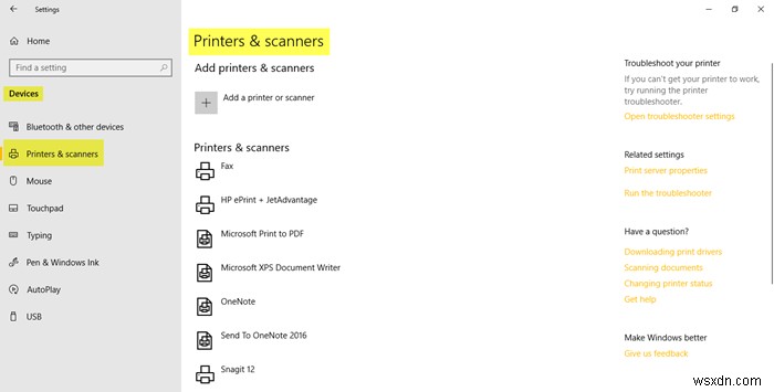 Windows 10 Devices Settings: Change Printers, Bluetooth, Mouse, etc, settings