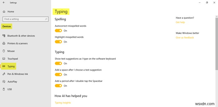 Windows 10 Devices Settings: Change Printers, Bluetooth, Mouse, etc, settings