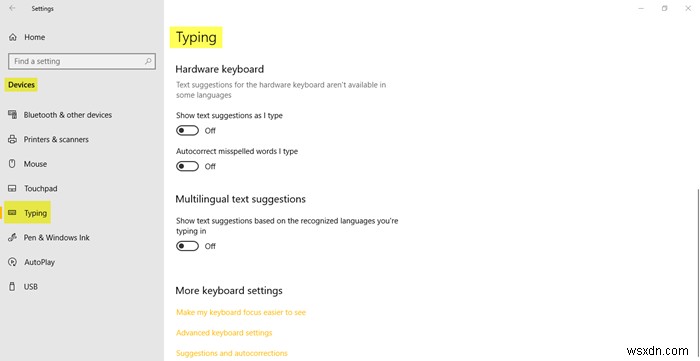 Windows 10 Devices Settings: Change Printers, Bluetooth, Mouse, etc, settings