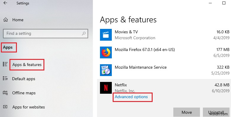 Netflix app volume remaining at 100%