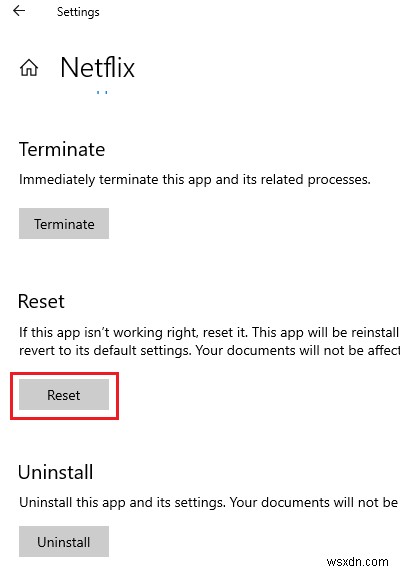 Netflix app volume remaining at 100%