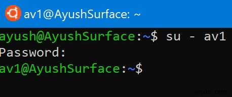 How to set default user, switch user, and remove a user for WSL
