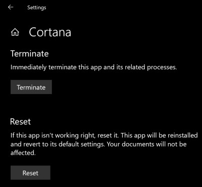 Cortana Web Preview not working on Windows 10
