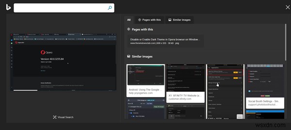 How to use Web Image Search feature of Photos app in Windows 10