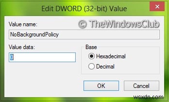 How to disable Background Processing of Registry Policy in Windows 10