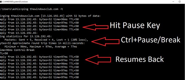 What is a Pause key? Why & when is it used?