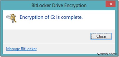 Secure portable storage devices using BitLocker To Go in Windows 11/10
