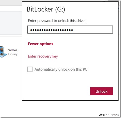 Secure portable storage devices using BitLocker To Go in Windows 11/10