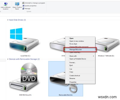 Secure portable storage devices using BitLocker To Go in Windows 11/10