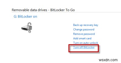 Secure portable storage devices using BitLocker To Go in Windows 11/10