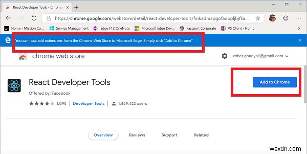 List of DevTools in new Microsoft Edge (Chromium)