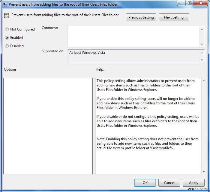 Error 16389, Unable to create the file New Library.library.ms in Windows