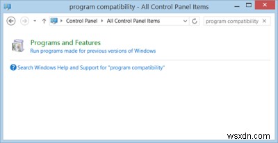 Program Compatibility Troubleshooter in Windows 11/10