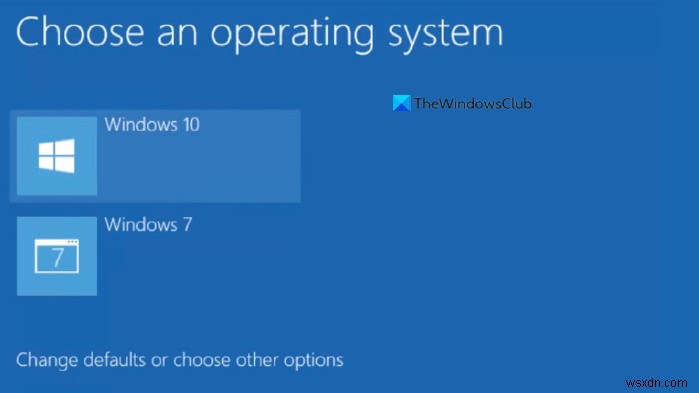 How to remove Earlier Version of Windows from Boot Menu; Disable Choose an operating system screen