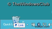 How to pin Recycle Bin to Taskbar in Windows 10