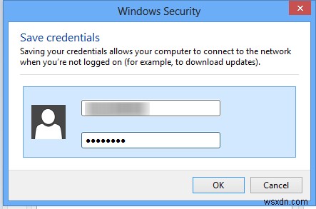 Make Windows 10 remember PEAP Wi-Fi Network Authentication