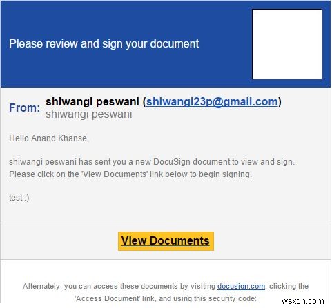 DocuSign lets you lets you sign document electronically