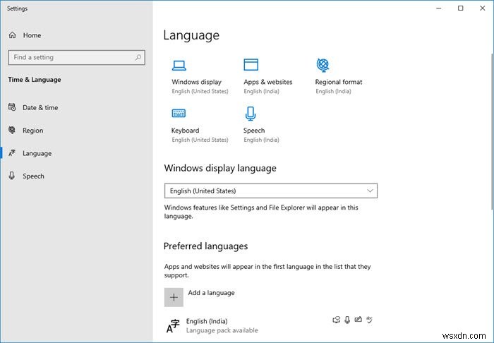 Multilingual User Interface (MUI) in Windows 11/10