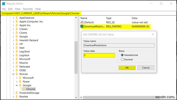 How to block or disable Downloads in Chrome and Firefox on Windows 10
