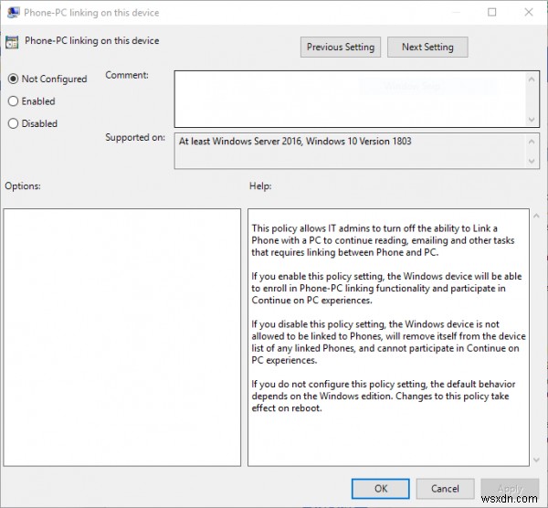 How to disable Your Phone linking feature on Windows 10