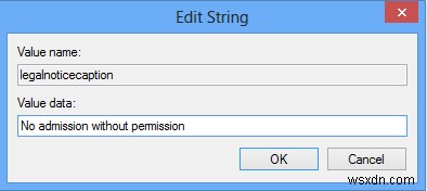 Display custom legal notices & startup messages in Windows 10
