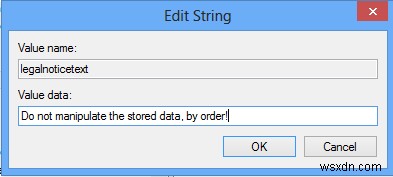 Display custom legal notices & startup messages in Windows 10