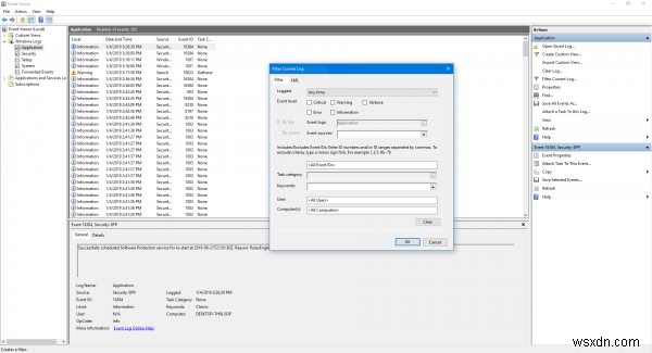 User Profile Service Event IDs 1500, 1511, 1530, 1533, 1534, 1542