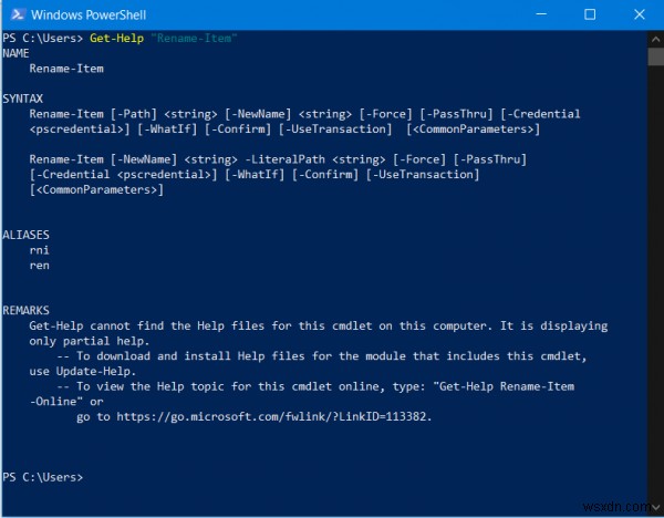 Command Prompt commands and their equivalent command for PowerShell