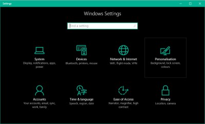 How to change Taskbar color without changing Start Screen color