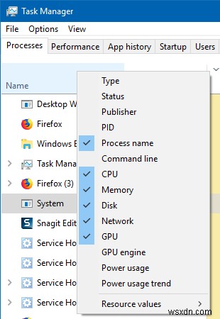 Task Manager is blank & not showing processes in Windows 10