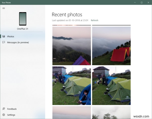 Your Phone App: Mirror content from iPhone or Android phone to Windows 10 PC