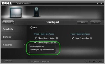 Enable 3-finger Tap to launch Cortana on Windows 11/10