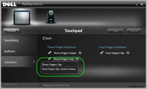 Enable 3-finger Tap to launch Cortana on Windows 11/10