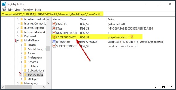 Windows Media Player showing no or wrong Album information