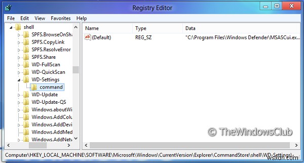 How to add Windows Defender features to Context Menu in Windows 10