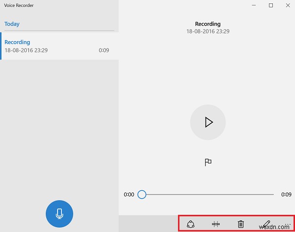 How to use Voice Recorder app in Windows 10