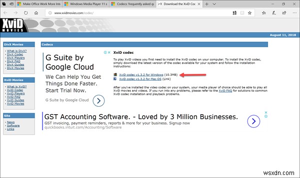 Windows Media Player encountered a problem while playing the file