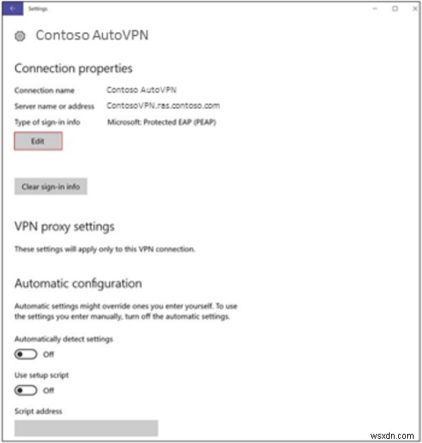 How to setup & use AutoVPN in Windows 10 to connect remotely