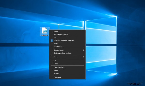 Add or remove Run as Administrator to PS1 File Context Menu in Windows 10