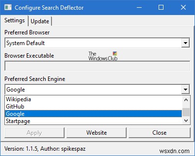 Set Google Search as Default Search in Start Menu or Taskbar search in Windows 10