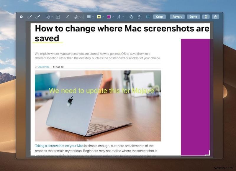 How to screenshot on a Mac