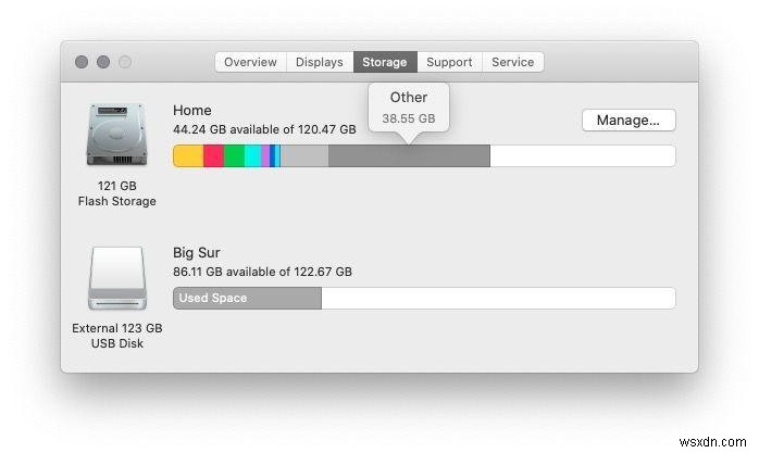 How to clear disk space on a Mac