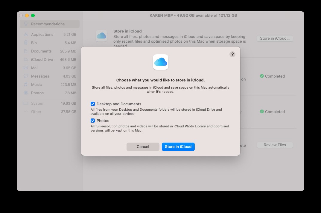 How to clear disk space on a Mac