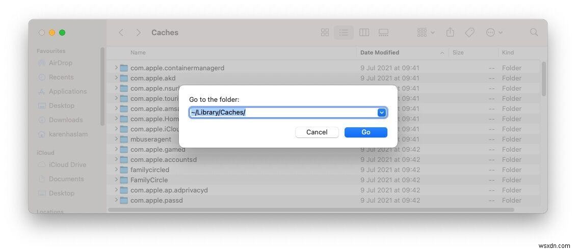How to delete cache on a Mac