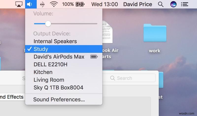 How to AirPlay audio from Mac to HomePod